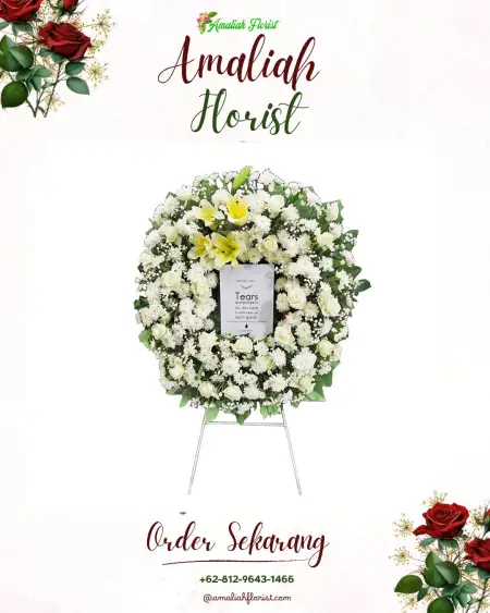 Krans Bunga Duka Setu Bekasi